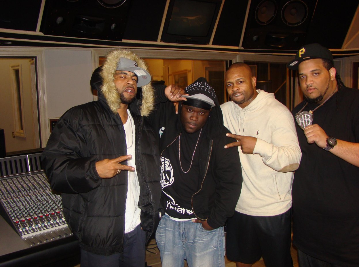 Historic studio group photograph from the Body Head Bangerz era